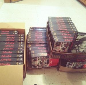 I love lucy VHS collection tapes